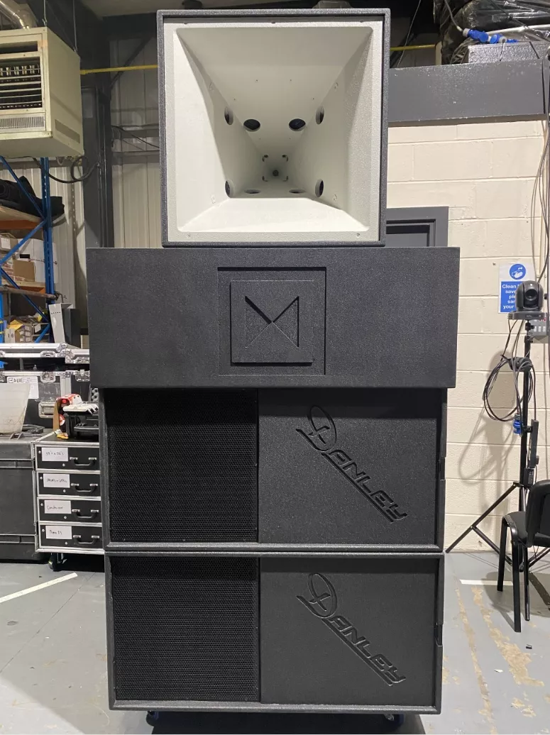 Danley speaker stack